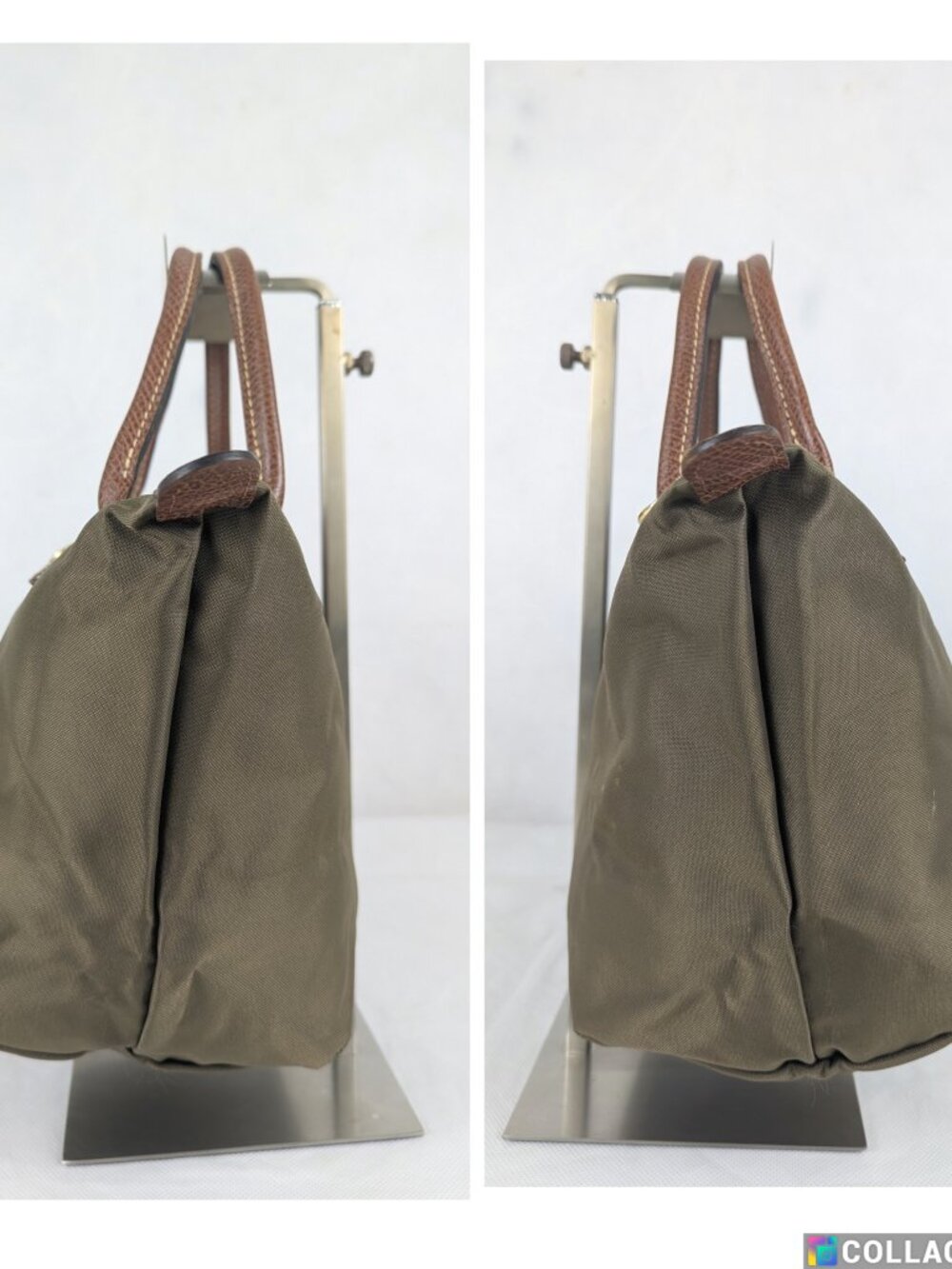 Authentic Longchamp Le Pliage Nylon Tote Bag Green | Used Nice | Fast Dispatch - Picture 7 of 15